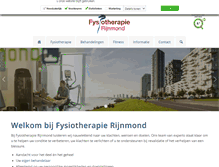 Tablet Screenshot of fysiotherapierijnmond.nl